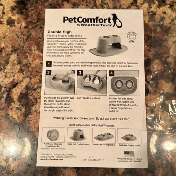 Weather Tech - Pet Comfort double low feeding system - Picture 3 of 7